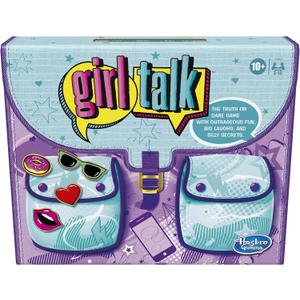Hasbro Gaming Girl Talk Truth or Dare Board Game for Teens and Tweens, Inspired by The Original 1980s Edition, Ages 10 and Up, for 2-10 Players
