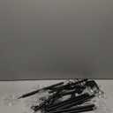 BRIGHTDECK Snowflake Solar Christmas Decorations Outdoor, 10 Pack LED, Waterproof Snowflake Pathway Lights, Stake Lights for Christmas Garden Decor (10Pcs Cold White)