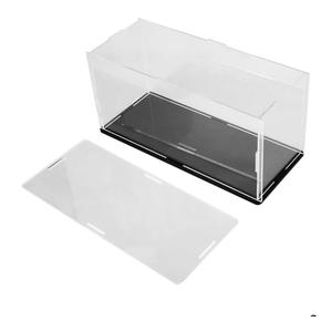 TOYANDONA Display Case Box Figures Doll Protection Showcase Multi Functional Storage for Collectibles and Models