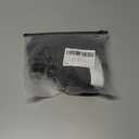 SOLY HUX Women's Lace Babydoll Halter Lingerie Dress and Thongs Nightwear with Leg Rings 4 Piece Set (Black, S)