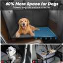 FURTIME XL Dog Car Seat, Upgraded PU Leather Back Seat Extender with Hard Bottom, Waterproof Pet Car Seat Cover for Large Medium Sized Dog, Pet Hammock for Cars, SUVs, Trucks