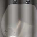 Bemis Alesio Slow Close Toilet Seat, Sleek Chrome Hinges and Adjustable Perfect Fit Wood Seat, Made in USA, Round, White