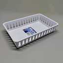 Sterilite Tall Storage Bin, 24.8cm x 16.2 cm x 5.4cm, White 