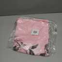 Hanes Women's Short Sleeve V-Neck Graphic T-Shirt (Light Pink and Black)