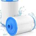 PACETAP 1 1/2" SAE Thread Screw in Spa Hot Tub Filter Replacement 2 Pack Compatible with Pleatco PWW50P3, for Unicel 6CH-940, for Filbur FC-0359, for Waterways 817-0050, for Viking spa Filter (Standard White)