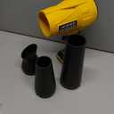 Cordless Leaf Blower for DeWALT 20V Battery,580000RPM Brushless Turbo Jet Blower with 3 Nozzles, Lightweight Handheld Blower for Patio, Lawn, Yard, Leaves, Dust, Garage & Snow Cleaning (No Battery) (Yellow)