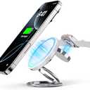 3 in 1 Charging Station for Apple Multiple Devices, Foldable Travel Wireless Charger Stand for iPhone 16 15 14 13 Pro Max- Watch 10 9 8 SE and Ultra Series - Airpods 4 3 2 Pro