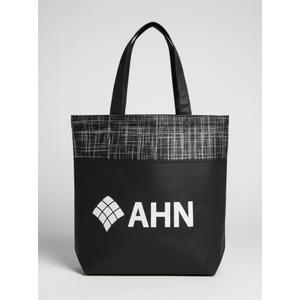 Medium black tote bag, insulated, White Logo, 3 pack