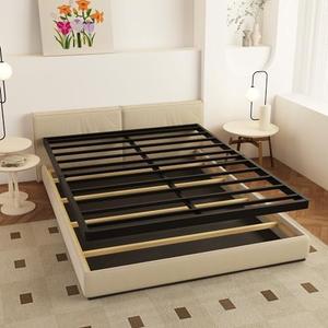 Box Spring 2 Inch Low Profile, Heavy Duty Metal Box Spring Bed Base Bunkie Board, Mattress Foundation, Easy Assembly, Noise Free, Black (Full)
