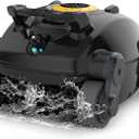 Cordless Robotic Pool Cleaner, Wall Climbing, Lightweight, Extended Battery Life, 8L Large Capacity, Advanced Dual-Motor, X1 Auto Pool Vacuum for Inground & Above Ground Pools Up to 1100 Sq.Ft, Orange