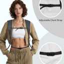 Blue Quartz Hiking Backpack 30L Lightweight Packable Backpack for Travel, Water Resistant Foldable Daypack for Women Men, Black