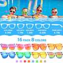 Kids Sunglasses Bulk Party Favors - Boys and Girls Valentines Day Gifts UV 400 Protection Neon Sunglasses for Age 3-8, Kids Birthday Classroom Goodie Bags End of the Year Gifts For Students - 16 Pack