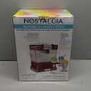 Nostalgia Snow Cone Shaved Ice Machine - Retro Table-Top Slushie Machine Makes 20 Icy Treats - Includes 2 Reusable Plastic Cups & Ice Scoop - Retro Red