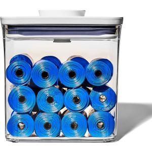 OXO Good Grips Pet POP Container  2.8 Qt/2.6 L |Ideal for up to 3lbs of Dog Food or 2lbs of Cat Food | Airtight Dog and Cat Food Storage Container | BPA Free