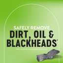 Bior Men's Oil Control Charcoal Deep Cleansing Pore Strips, Blackhead Strips With Charcoal for Men, Blackhead Remover Strips For All Skin Types, Pore Strips for Blackheads, 18 Count