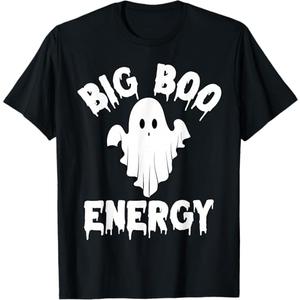 Big Boo Energy Halloween Shirt For Women Funny Boo Sheet T-Shirt
2XLT