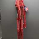 GCI Outdoor Comfort Pro Rocker Camping Chair | Portable Folding Rocking Chair with Durable Armrests & Drink Holder  Blush