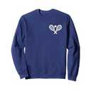 Tennis Racket Simple Tennis Logo Tennis Player Sweatshirt, S