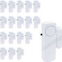 Door Window Alarm, 90DB Door Alarms for Kids Safety, Door Window Burglar Alarm, Window Pool Alarms for Home, Apartments, Offices, Hotel Rooms (18 Pack)