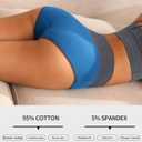 Eiggam High Waisted Underwear for Women Tummy Control Panties Cotton Briefs Full Coverage Breathable Underwear Packs Women (XXL)