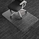 Office Chair Mat for Carpet Floor, Heavy Duty Desk Chair Mat for Low/No Pile Carpeted Floors, Anti Slip Carpets Protector for Home Office (48" x 30")