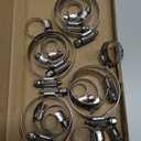 20Pcs Adjustable Stainless Steel Hose Clamps Assortment Kit, 1/4-2 in (6-51mm) Worm Gear Pipe, Fuel LineHeavy Duty for Plumbing, Washing Machine, Mechanical Garden and Automotive Hose Connections