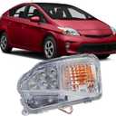 WFLNHB Fog Lights Replacement for Prius 2010-2015 DRL Fog Lights Lamp Clear Lens Right Side (Passenger Side) TO2530150 8152147060