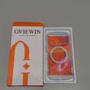 GVIEWIN Magnetic for iPhone 17 Pro Case, [Full Camera Protection] [Compatible with MagSafe] Curly Wavy Frame Gradient Sparkly Glitter Women Girls Phone Cover for 17 Pro 6.3", Blue