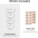 Intake Breathing Magnetic Nasal Strips Starter Kit (15 Count, Clear) - Boost Oxygen Intake, Reduce Snoring, Improve Sleep Quality - Sweat Resistant, Nasal Strips - Extra Strength Snoring Solution