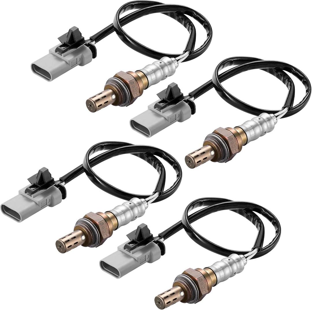 BDFHYK Oxygen Sensor Upstream Downstream O2 Sensor, Compatible with Chevrolet Silverado 1500 2014-2018, Compatible with GMC Sierra 1500 2014-2018, 234-4940, 234-4974 Replacement 4PCS