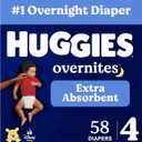 Huggies Overnites Diapers Size 4, 58 Count