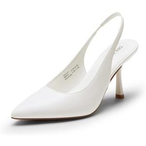 DREAM PAIRS Women's Heels Slingback Stiletto Pumps Shoes Pointed Closed Toe Kitten Heels Dress Bridal Elegant Wedding Sexy Party 6.5