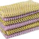 The Crown Choice Heavy Duty Non-Scratch Dish Scrubbers for Cleaning Dishes & Pots (6Pcs) - Replace Kitchen Sponges for Dishwashing with Our Scouring Pads - Try Our Alternative Dish Washing Scrub