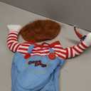 Pet Deadly Dog Costume, Cute Dog Cosplay Halloween Christmas Funny Pet Clothes Party Costume for Small Medium and Large Dogs (Medium)