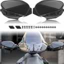 Handguards Wind Deflector for Can Am Ryker All Models, Black Hand Guards Hand Shield Protector Air Deflector for Can-Am Ryker 600 900 Sport & Rally Edition Accessories, Replace #219400894