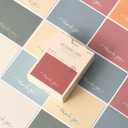 Monolike Message Thank You Card - Mix 40 Mini Single cards, 20 envelopes Package