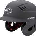 Rawlings | R16 Velo Baseball Batting Helmet | Matte | JR & SR Sizes | Multiple Colors, Size: JR (6 3/8 - 7 1/8)