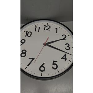 Mosewa Large Wall Clock 16 Inch Battery Operated Clock Decorative for Bedroom Living Room Kitchen Home Office