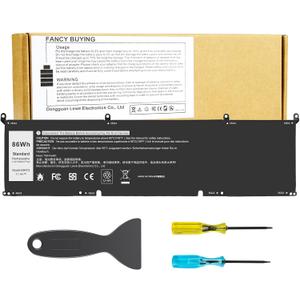 86Wh 69KF2 M59JH 8FCTC 70N2F Battery for Dell XPS 15 9500 9510 9520 Precision 5550 5560 5570 7510 M15 M17 R3 R4,G15 5510 5511 5515 5520 5521,G7 7500,Inspiron 7510 7610 P87F P91F P45E p100f