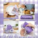 4 Pcs Lavender Spring Kitchen Towel Set Funny Housewife Farmhouse Rustic Bath Hand Towel for Holiday Bathroom Gift, 24 x 16 Inches(Purple,Lavender)