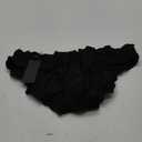 Tempt Me Women Black Bikini Bottom Ruffle Scrunch Butt Bathing Suit Bottoms Moderate Swimsuit Bottom M