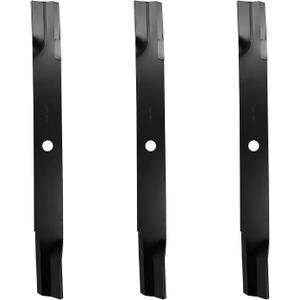 72 inch High Lift Mulching Blades Set for John Deere 2032R 2320 2520 2720 4115 4120 4210 with 72" Mower Decks AM102401 AM102402 AM30698 AM38314 M119975 M141786 M80783 M83363, Black