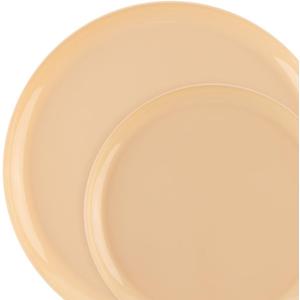 Edge Beige Plates 10.6" Case of 120 (12 packs x 10)