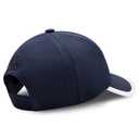 Brooks Brothers Mens Performance Baseball Cap with Rubberized Logo Woven One-Size Adjustable Hat, Navy/White (Blue)