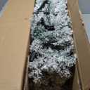 6 ft. White Unlit Light Type Flocked Classic Pencil Artificial Christmas Tree with 500 Tips