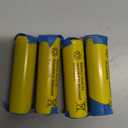 FULIN 12 Packs 1.2V AA 300mAh Ni-Cd Rechargable Batteries for Solar Lights, Lawn Landscape Lighting
