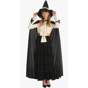 SKAYS Witch Costume For Woman Womens Halloween Costumes Witch Costume Outfit For Adult Women 5PCS Edwardian Renaissance Size M