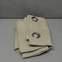 Curtain for Bedroom | Light Block for Windows & Sliding Doors | Made in Europe | Grommet || Beige - Eggshell MC634