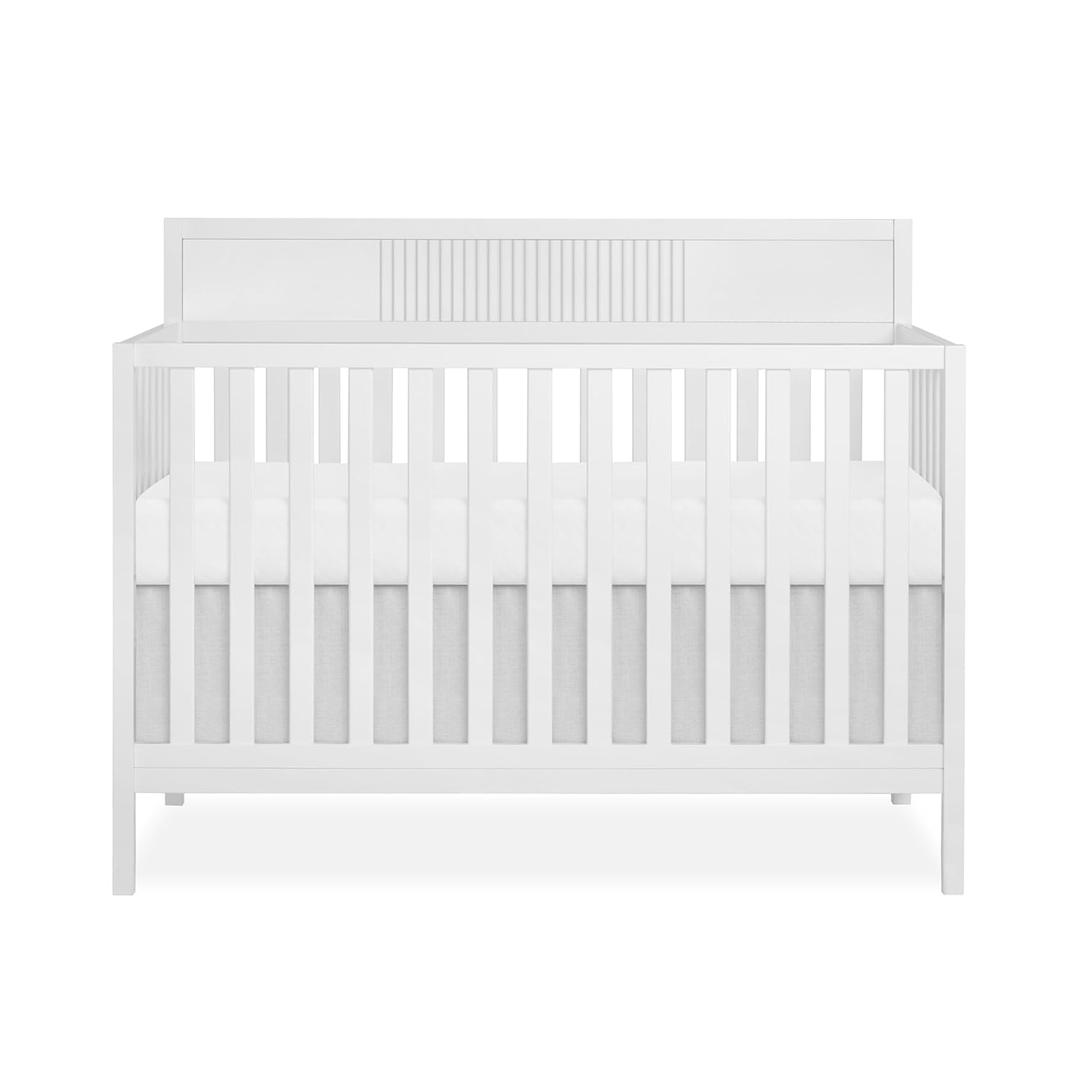 Dream On Me Ivy 5-in-1 Convertible Crib, Greenguard Gold and JPMA Certified, Converts from a Baby Crib to a Toddler Bed, Daybed, and Full-Size Bed, Three Adjustable Mattress Height Positions