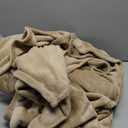 PHF Ultra Soft Fleece Blanket Twin Size, No Shed No Pilling Luxury Plush Cozy 300GSM Lightweight Blanket for Bed, Couch, Chair, Sofa, Perfect Decorations Gifts, 66" x 90", Khaki